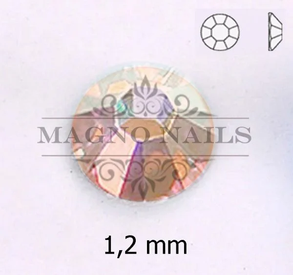 Glas Ministrasssteine rund - Light Pech AB Nail Art Nails Nagel Nögel Nailart